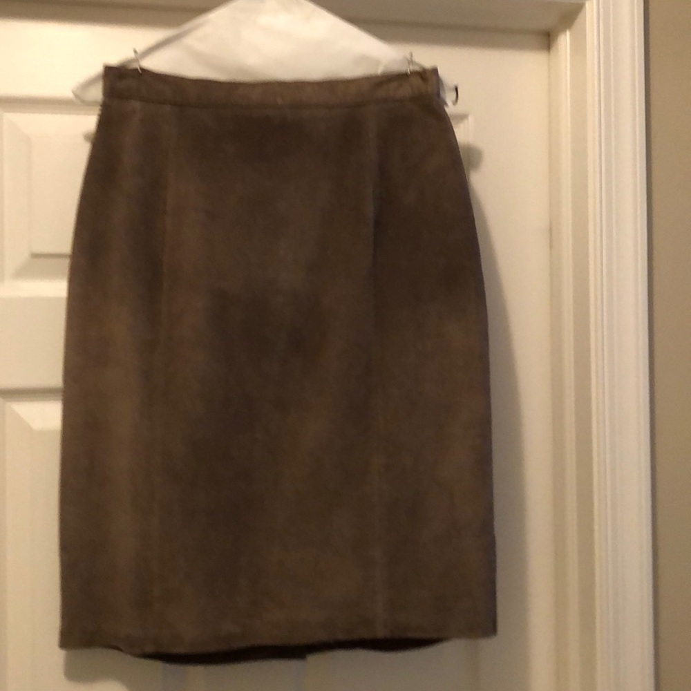 Vintage 80s suede skirt